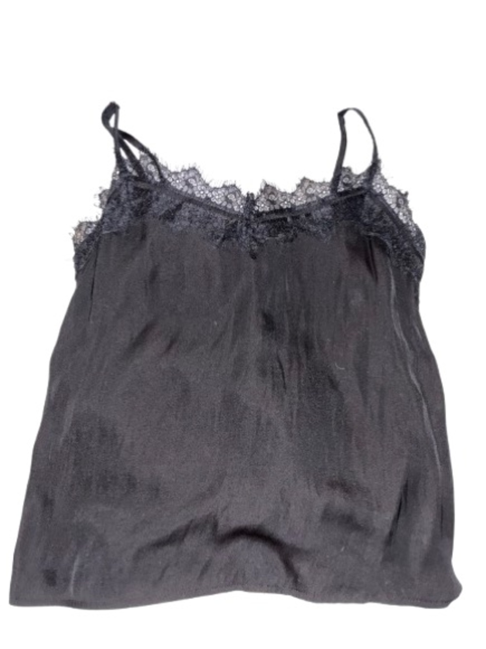 Hollister Black Lace Trim Tank Top